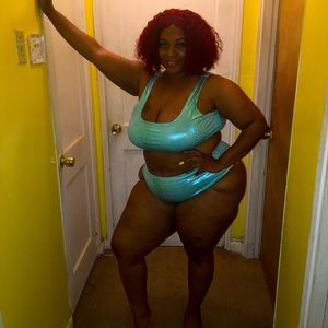 Blue Reptile Bikini
